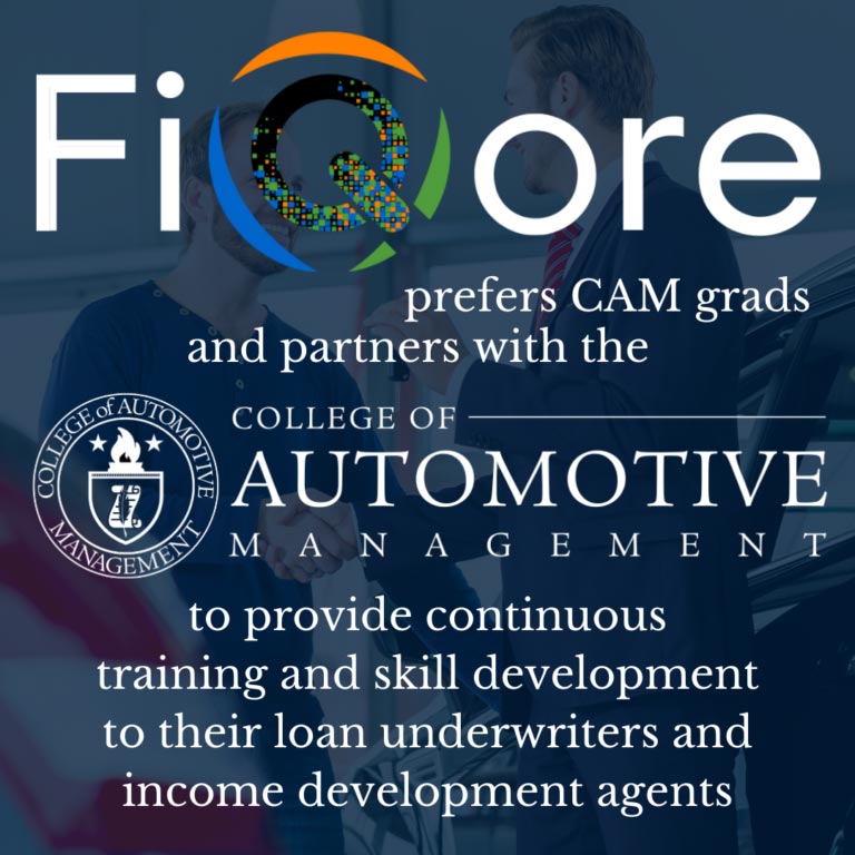 FIQore prefers to work with CAM Grads and partners with CAM to provide ongoing training to associates