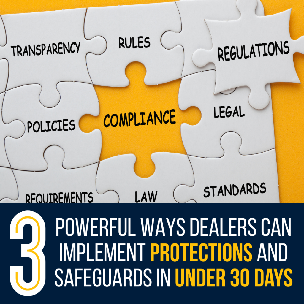 Dealers can Protect Themselves by Doing These Things