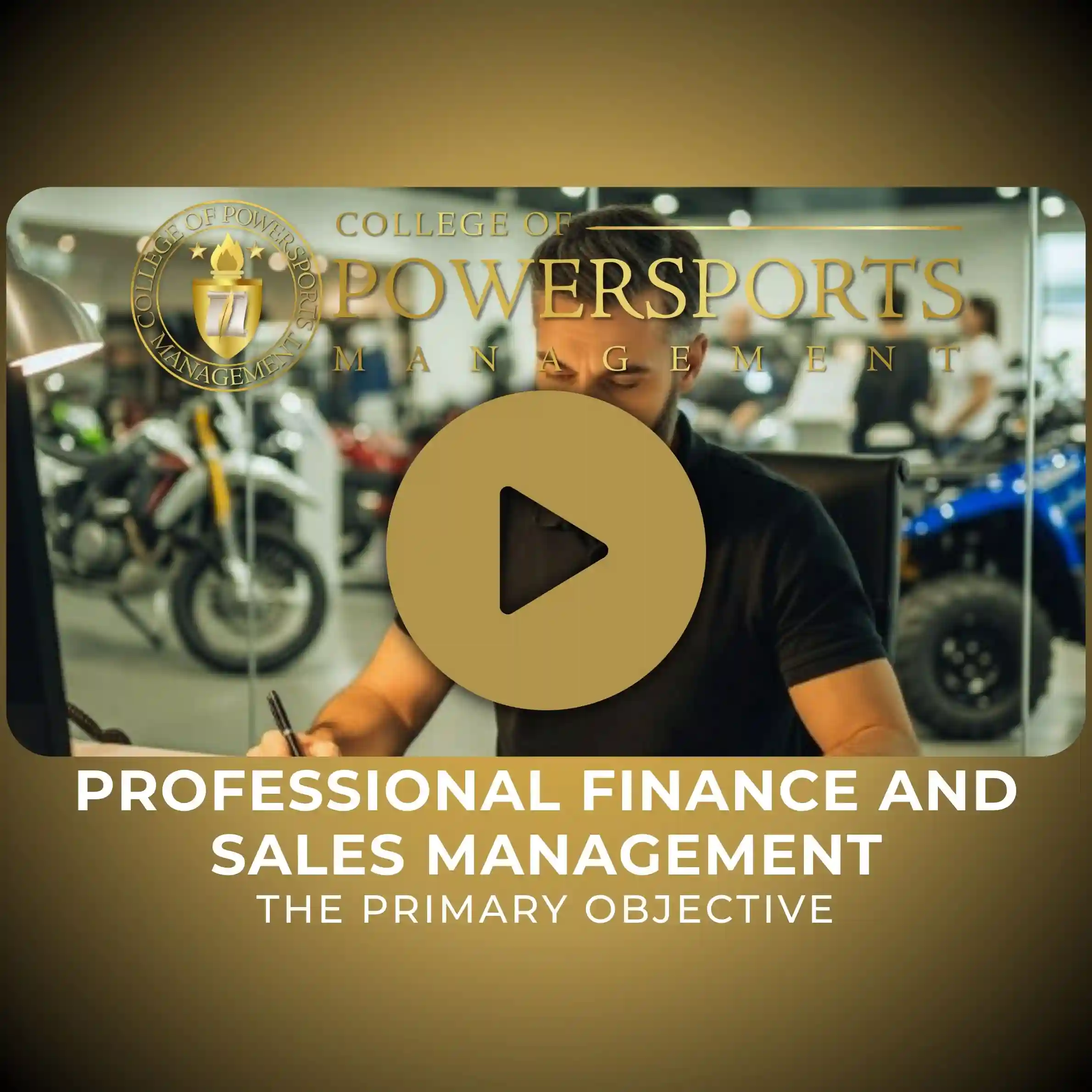 Professional Finance and Sales Management Certification