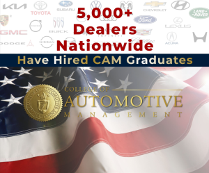 over 5k dealers nationwide hired cam graduates