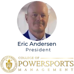 eric andeersen president of college of powersports management
